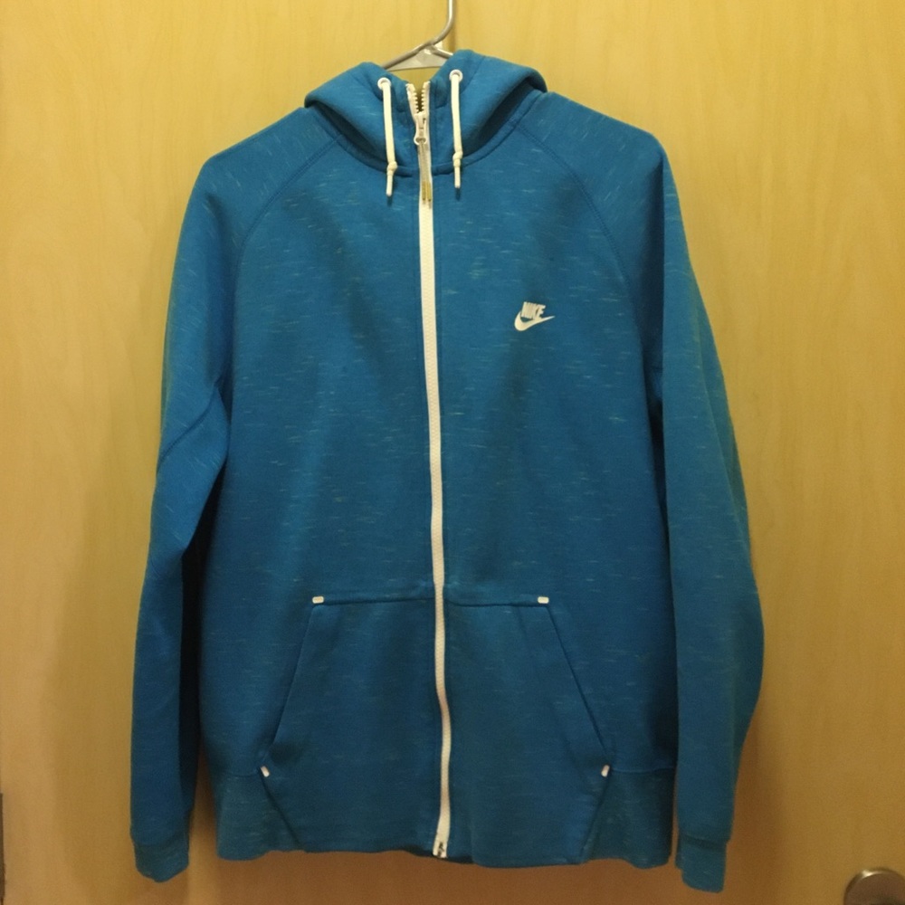 Blue Nike Full-Zip Hoodie